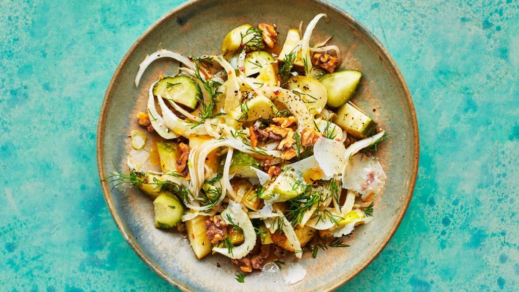 Salade de cornichons croquants Recette Cuisine