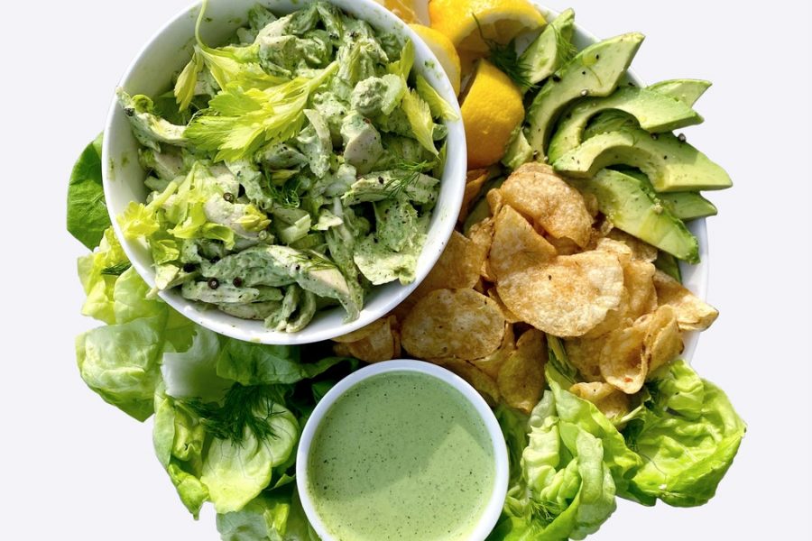 Salade de déesse verte Anything-Goes
