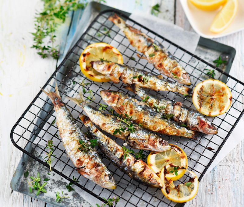 Sardines grillées au thym et au citron Recette Cuisine