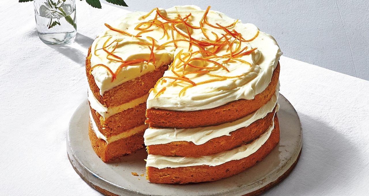 Gateau Aux Patates Douces Avec Glacage Au Fromage A La Creme Sale Recette Cuisine
