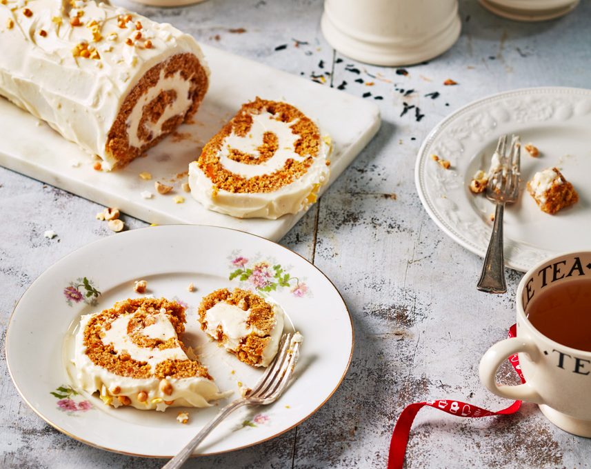 Gateau Roule Au Potiron Et Glacage Au Fromage Frais Recette Cuisine