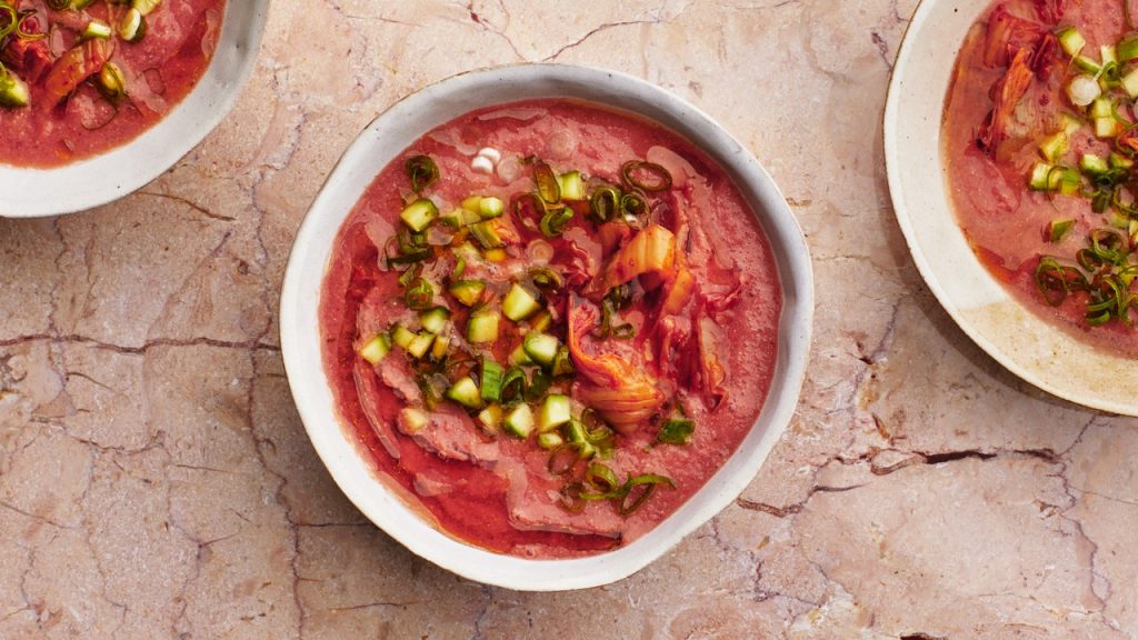 Gaspacho KimchiMelon Recette Cuisine