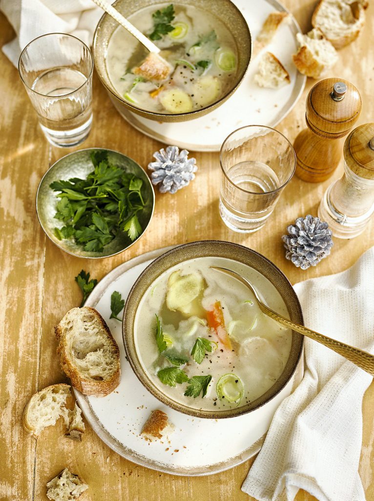 Le bouillon de volaille qui fait du bien Recette Cuisine