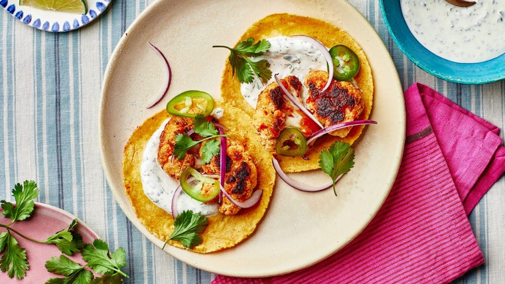 Tacos de chou-fleur rôti au chipotle | Recette Cuisine