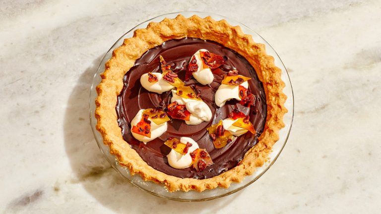 Chocolate Pie With Press-In Crust