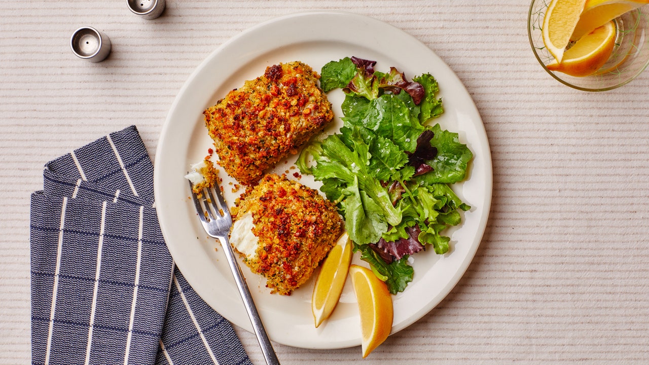 Stuffing-Crusted Fish