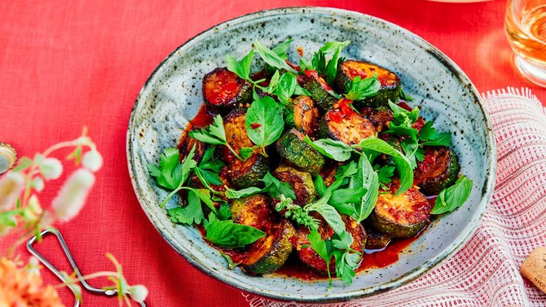 Courgettes sucrées et épicées
