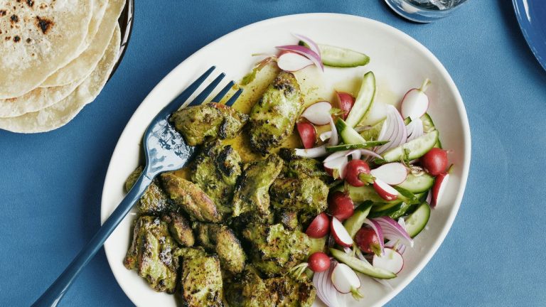 Poulet chutney vert