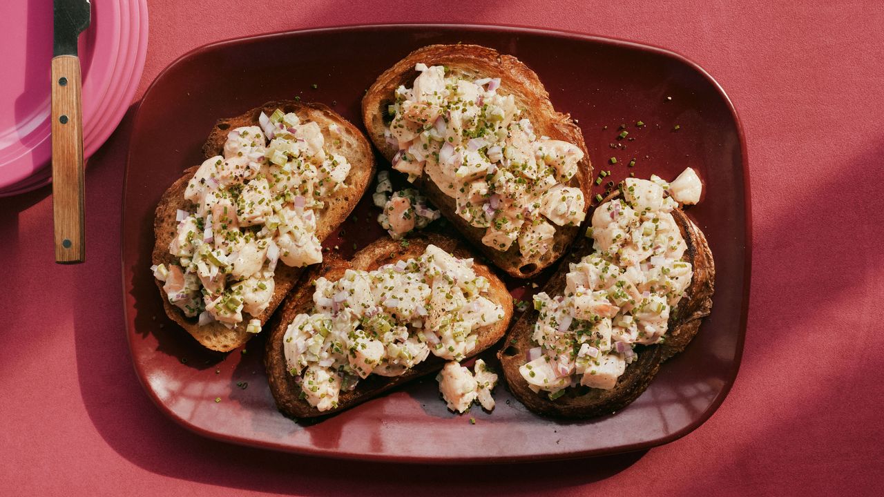 Salade de crevettes