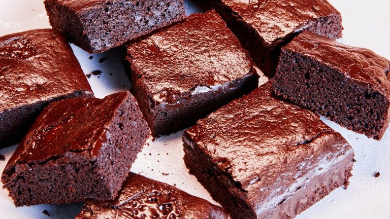 Brownies à double chocolat sans farine
