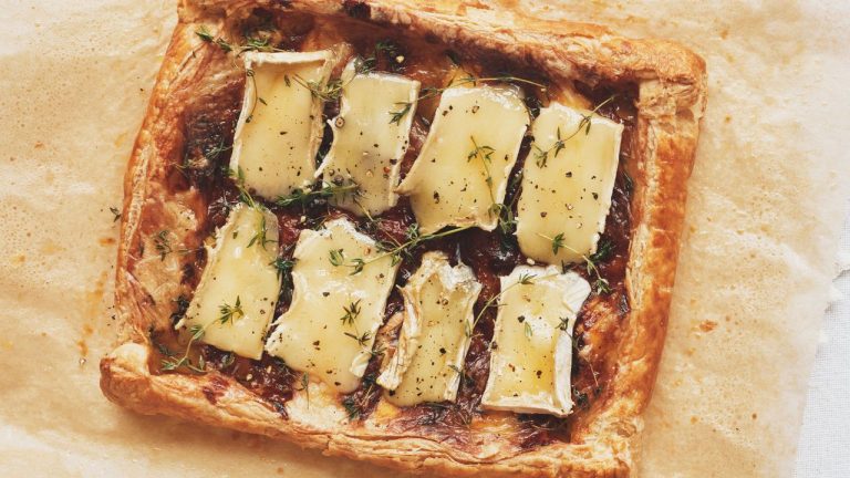 Galette au brie confituré