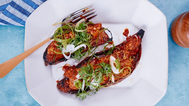 Patates douces de dinde gochujang