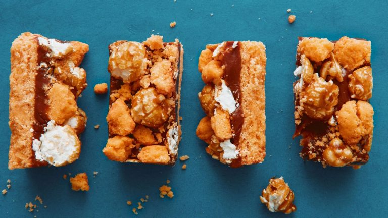 Tranches de caramel au cheddar