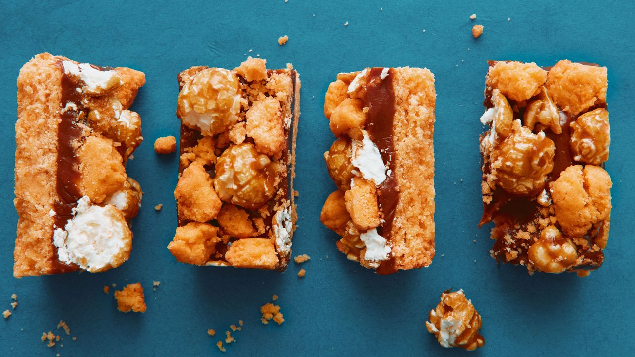 Tranches de caramel au cheddar