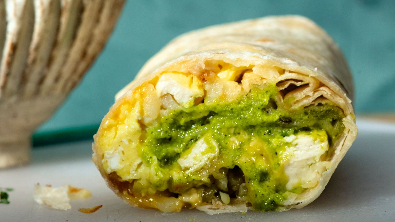 Burritos petit-déjeuner au tofu