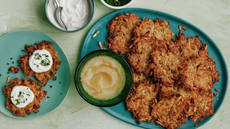 Latkes de pommes de terre classiques