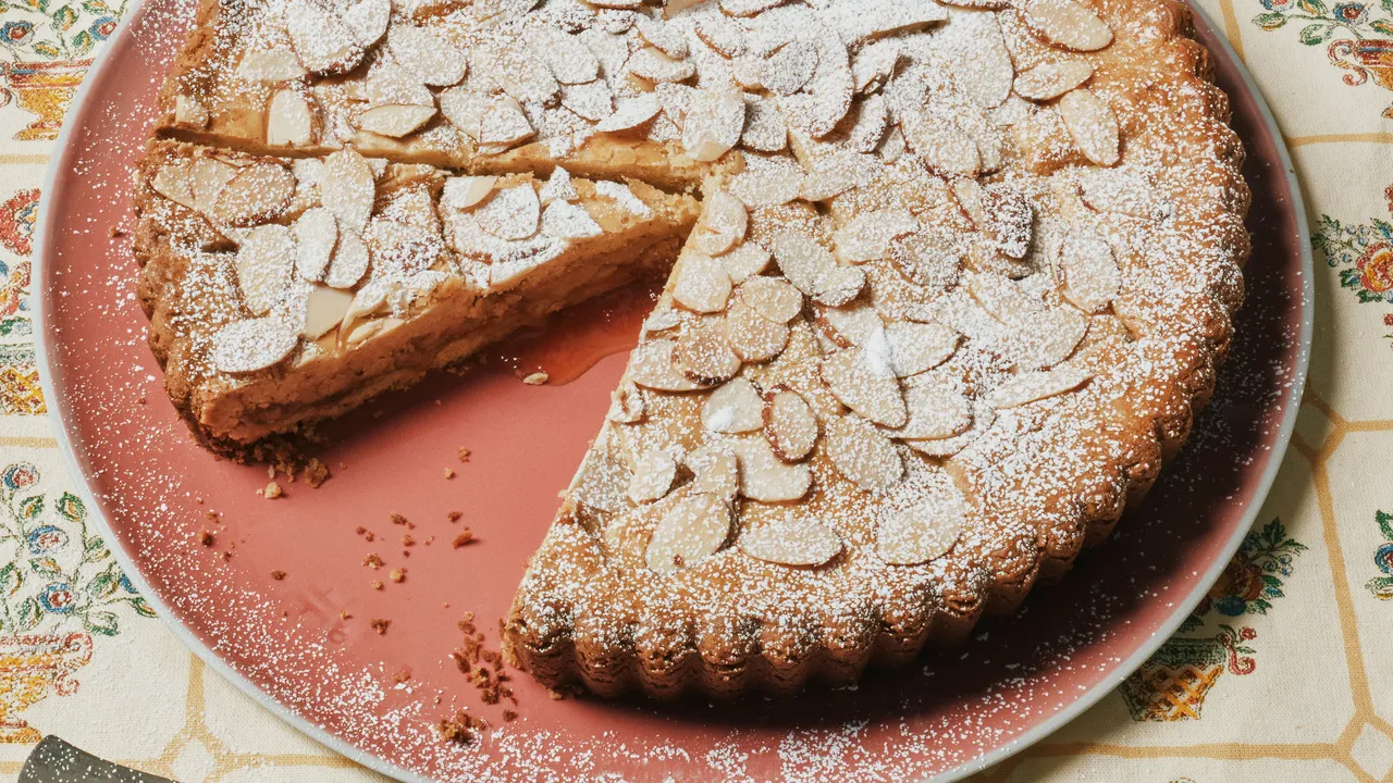 Crostata amandes-abricots