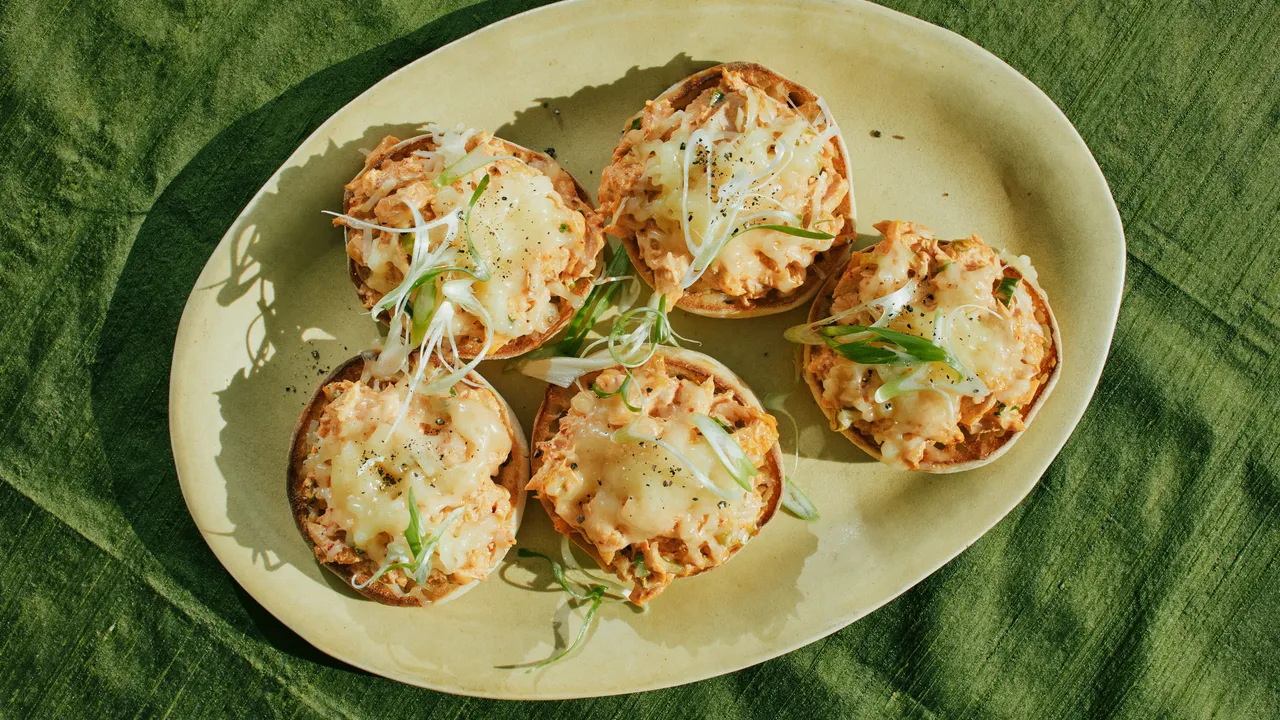 Fondants au thon et au kimchi