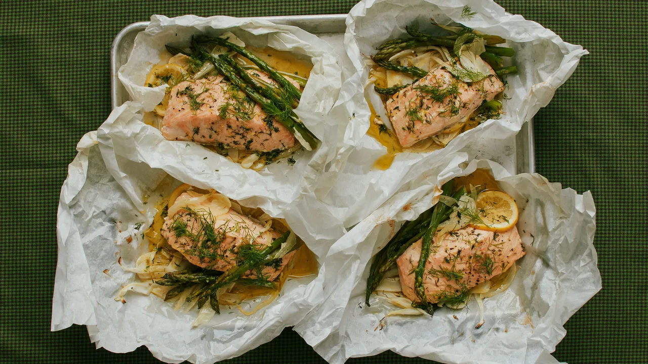 Saumon en Papier Parchemin (Saumon en Papillote)