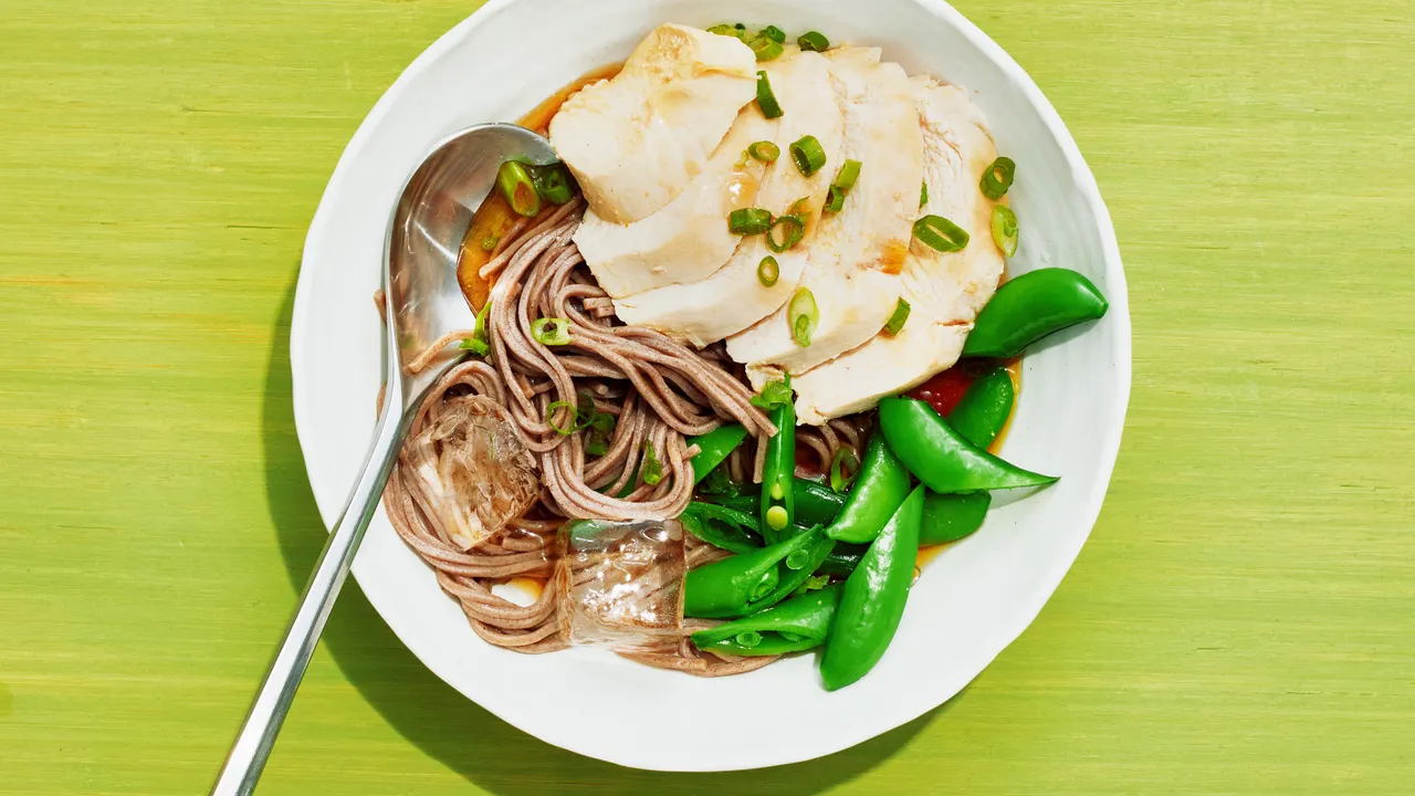 Bols de soba au poulet miso