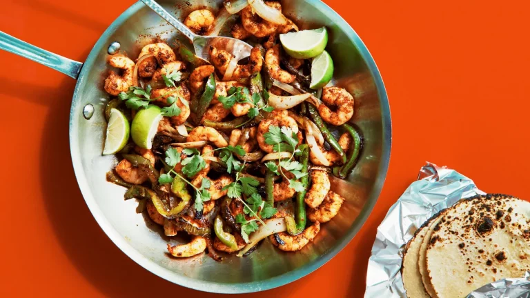 Fajitas faciles aux crevettes