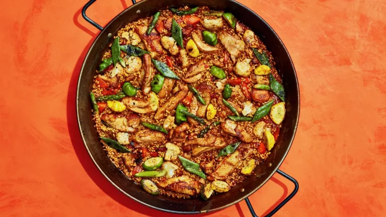 Paella de Pollo aux Verduras