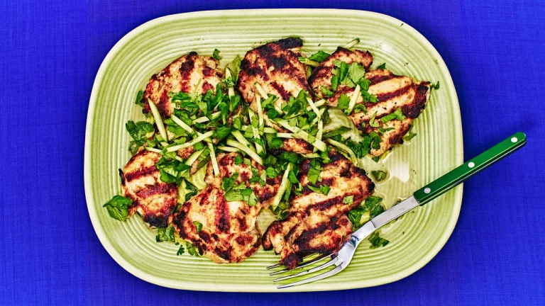 Cuisses de poulet grillées à la citronnelle